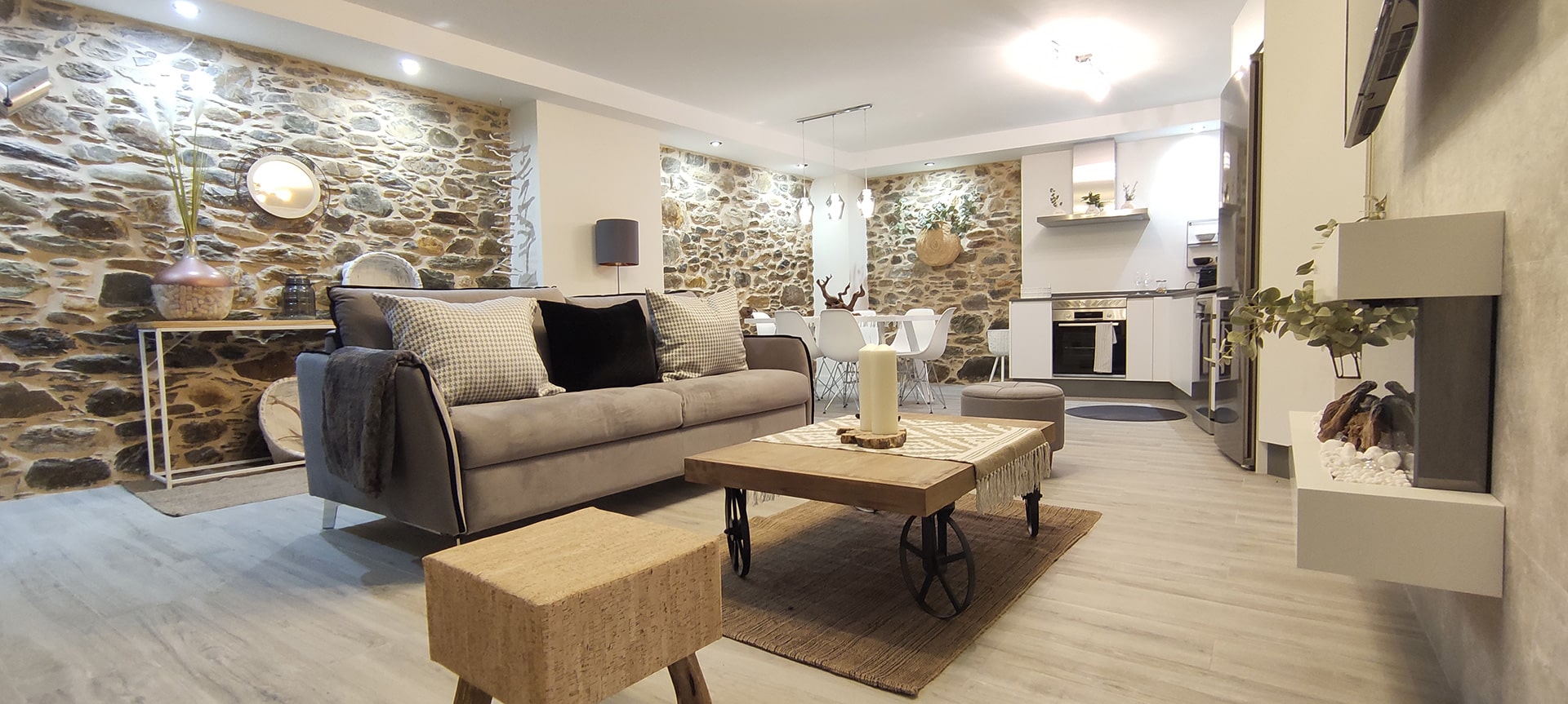 Apartamento 2 Tremiñá - Bañera de hidromasaje para dos personas